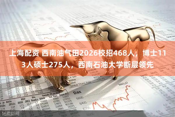 上海配资 西南油气田2026校招468人，博士113人硕士275人，西南石油大学断层领先
